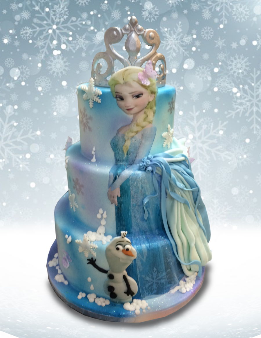 Elsa Frozen Cake CakeCentral