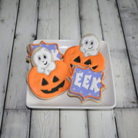 Halloween Ghost Cookies Ghost decorated sugar cookies