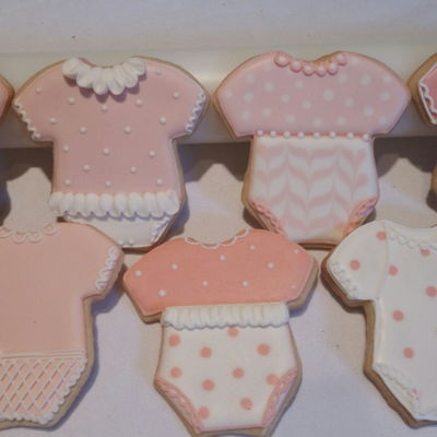 Baby Girl Shower Cookies