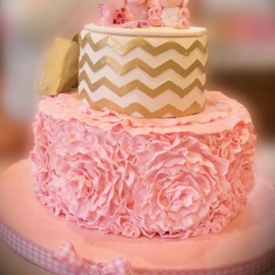 Elephant Baby Shower Cake