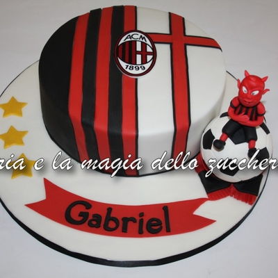 Milan Soccer Cake