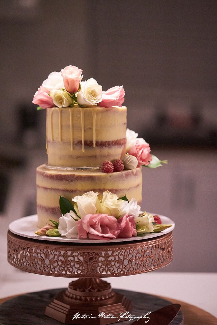 Evie Tunbridge Fresh Flowers On Cake Tutorial Painted Buttercream