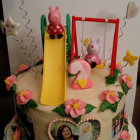 2 For 1 Mother and daughter red velvet bday cake.