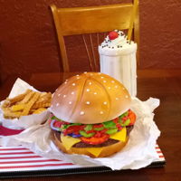 Would You Like Fries With That? My daughter wanted a "burger cake" for her birthday this year. But what good is a burger without fries and a shake? The burger...