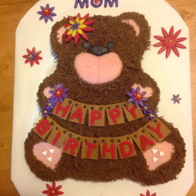 Mom's Teddy Bear Cake