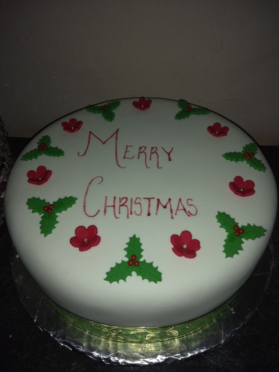 Christmas Cake - CakeCentral.com