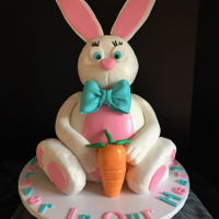 Easter Bunny Theme Cake Made this Easter Bunny in memory of my friends son.. He loved Easter, and what better way to celebrate the holiday in his memory....
