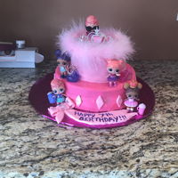 Lol Call&rsquo;S Birthday Cake LOL dolls birthday cake. I made this for my daughter in a time crunch that&rsquo;s why it&rsquo;s not very sharp edges but she...