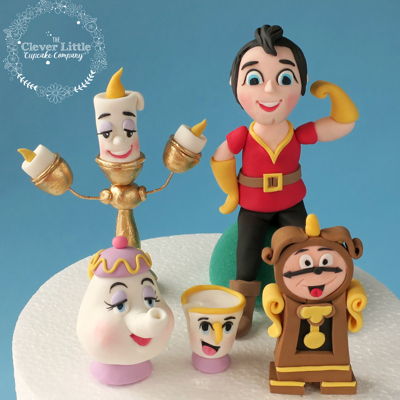 Beauty & The Beast Cupcake Toppers