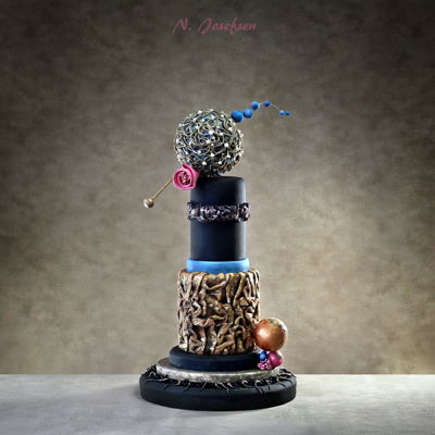 Cake, Black And Gold