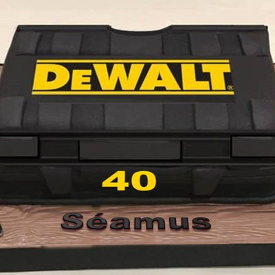 Dewalt Toolbox Cake