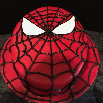 Spiderman Theme Cake