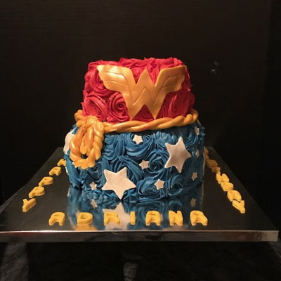 Wonder Women Theme Cake