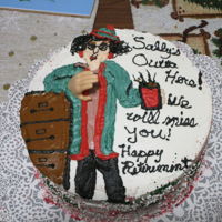 Retirement With Maxine 9" layer cake