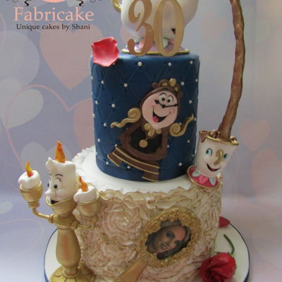 Beauty And The Beast Cake