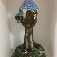 Rapunzel Cake Tower Tried to replicate the beautiful tower in the cartoon