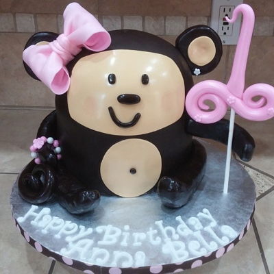 Monkey 1St Birthday Cake And Smash Cake