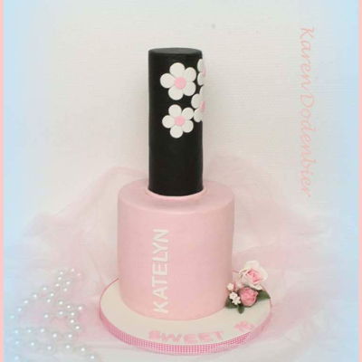 Nail Polish Cake