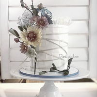 Wafer Paper Basket Weave And Flowers I experimented with a wafer paper basket weave. I&rsquo;m very happy with how it turned out! The weave is then weaved with a paper...