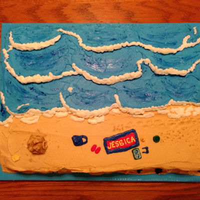 Beach Cake For Jessica 2018
