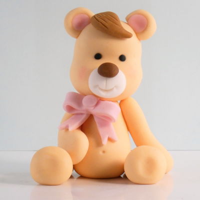 Fondant Teddy Bear Cake Topper