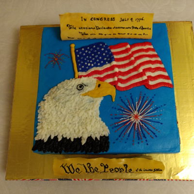 Independence Day Cake July 4, 2018