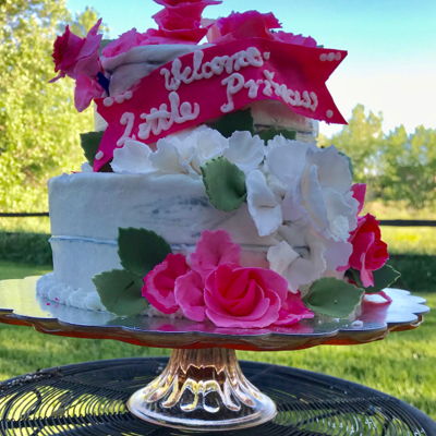 Little Princess Baby Shower Cake