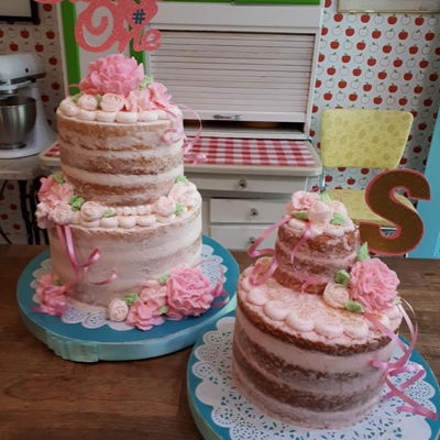 Naked Cakes For First Birthday