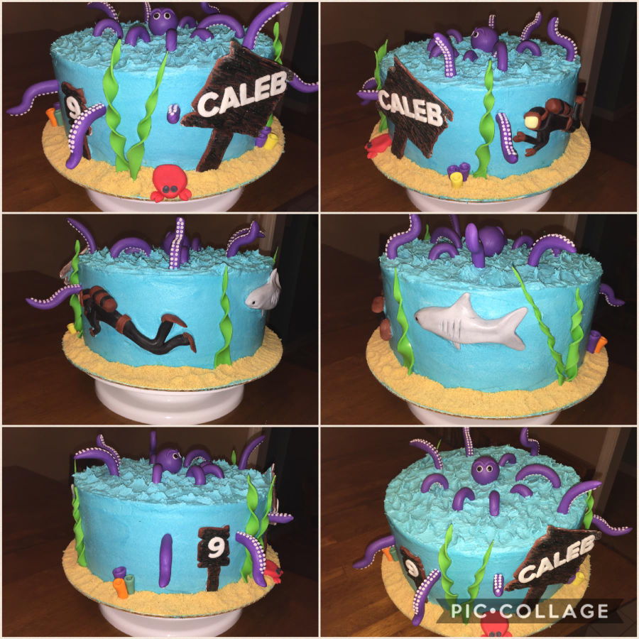 Under The Sea Themed Cake Cakecentral Com