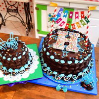 Chocolate Birthday Cake With Cocoa Noir Buttercream Chocolate Birthday Cake with Cocoa Noir Buttercream