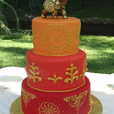 Indian Wedding Cake