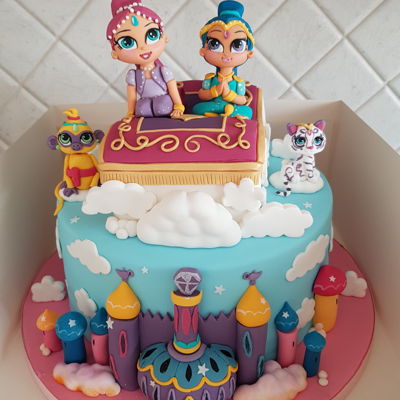 Shimmer And Shine Cake