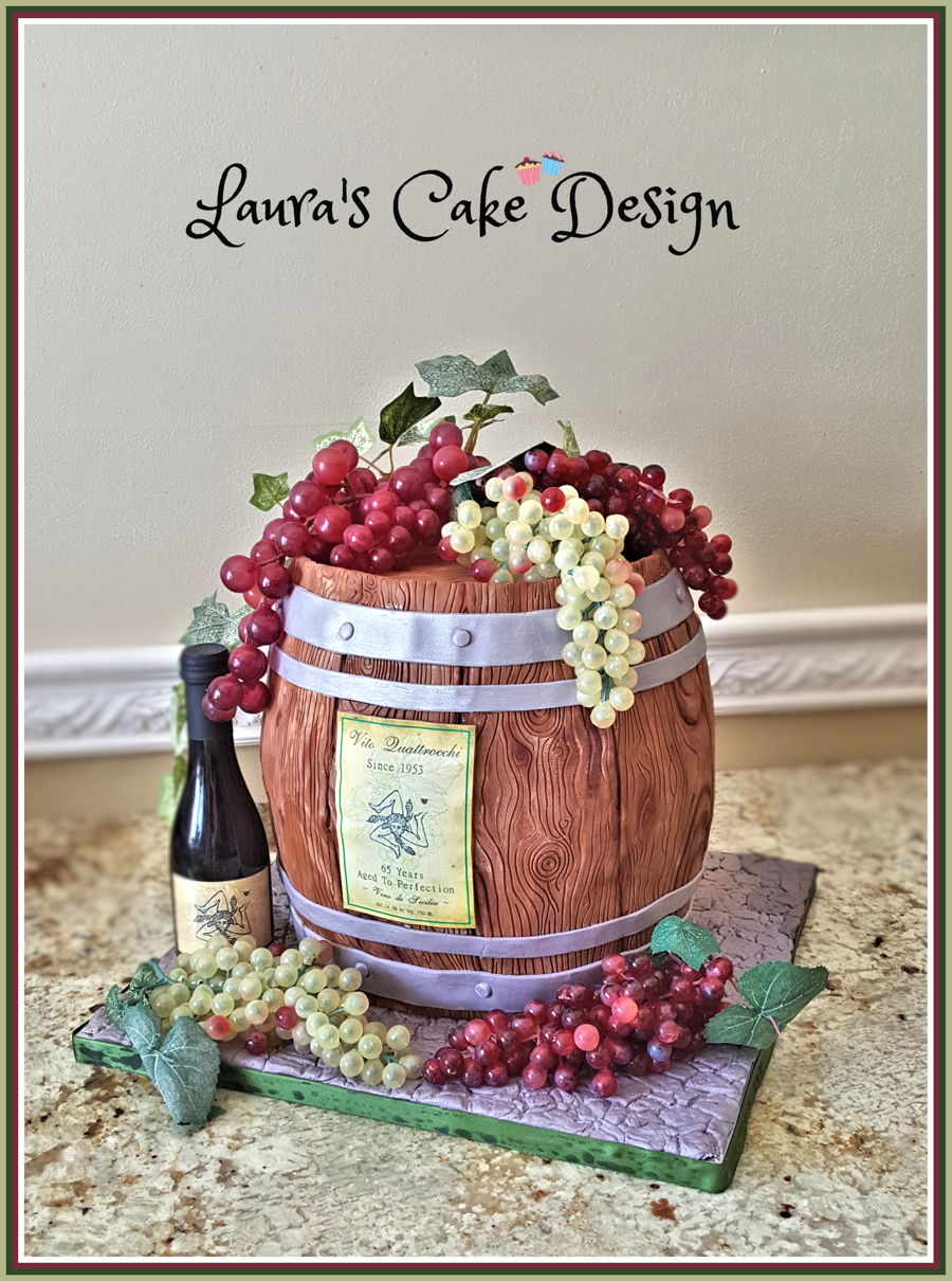Wine Barrel Cake Wine Barrel Cake