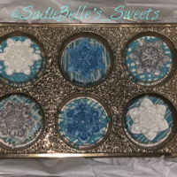 Chocolate Covered Oreos Winter Wonderland themed baby shower