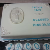Christening Cake Fondant