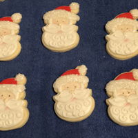 Christmas Santa Cookie Sweet Sugarbelle Santa cutter. I used the NFSC recipe and decorated with Royal Icing.