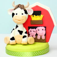 Farm Cake Topper You can buy it in my Etsy shop: https://www.etsy.com/shop/SomethingSweetbyAlex