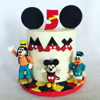 Mickey Cake Mickey cake for my friend&rsquo;s little guy!