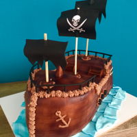 Pirate Ship It&rsquo;s been a while since I posted my last photo. Hope you like this pirate ship I made for a little boy...