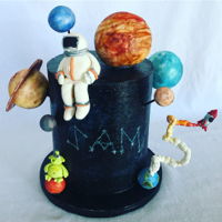 Space Cake Space cake for my friend&rsquo;s 5 year old!