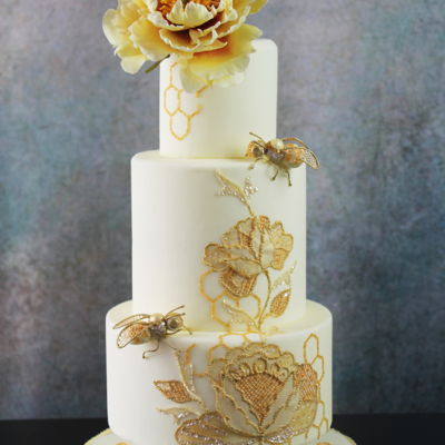 Bees Weddingcake