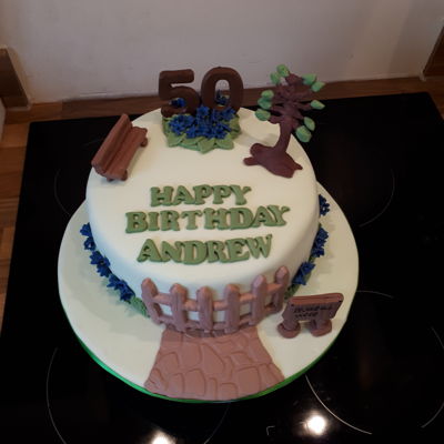 Bluebell Woods Themed Cake
