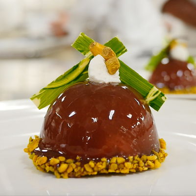 Norman Love's Chocolate Pistachio Dessert