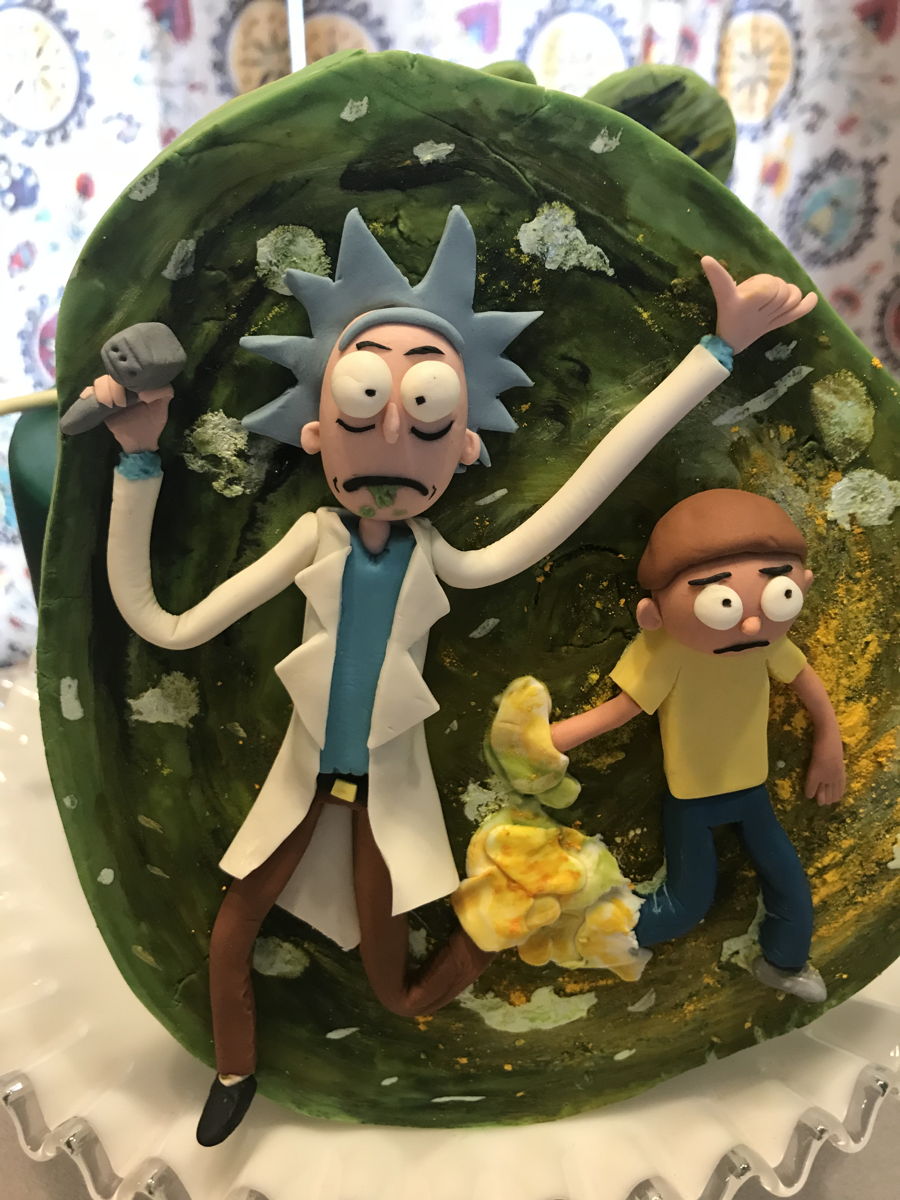 Rick And Morty Cake