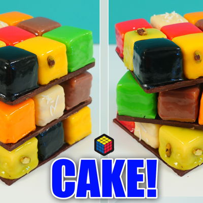 A New 'twist' On The Rubik's Cube Cake
