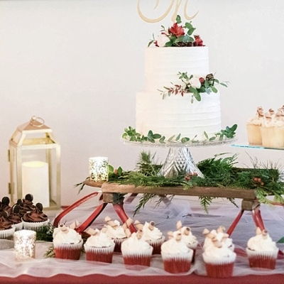Christmas Wedding Display