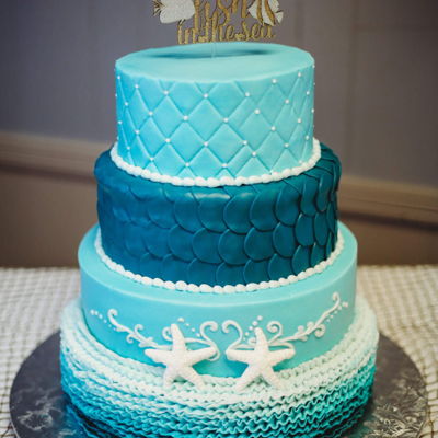 Mermaid Wedding Cake