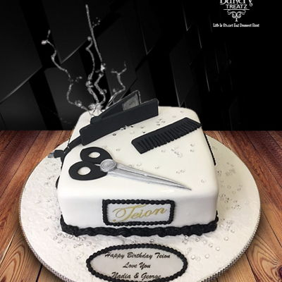 Black And White Cake Decorating Photos