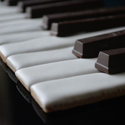 Piano Key Cookies