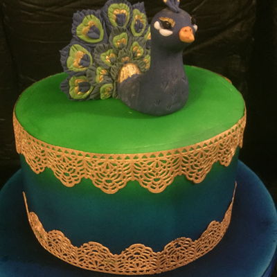 Peacock Cake